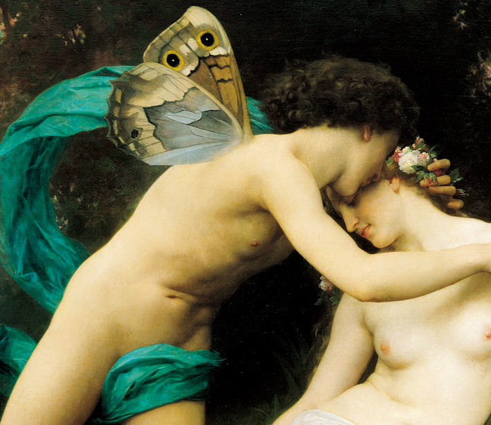  阿道夫·布格罗 Adolphe Bouguereau —— 花神与风神 (2)